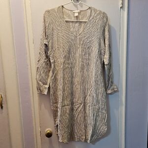 H&M Striped V-Neck Dress